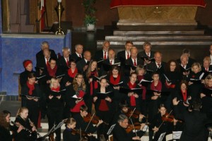 11. Männerchor, Junger Chor & Orchester in Aktion - linke Seite (DSC02580)