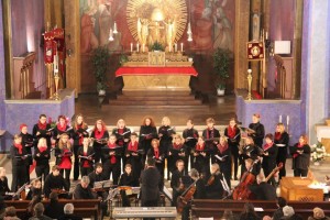 7. Junger Chor mit Hinderberger in Aktion