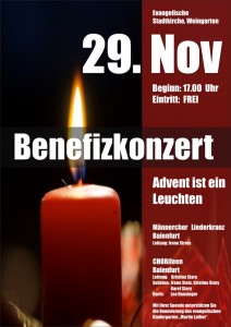 ADVENTSKONZERT 2015, Plakat