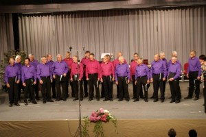 Liederkranz-Sänger auf der Bühne - Konzertteil 2 - (DSC07537)