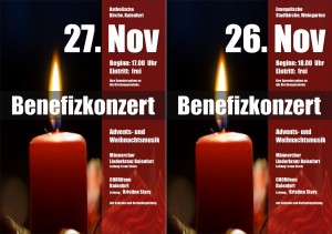 ADVENTSKONZERT 2016, Plakat (Kerze)