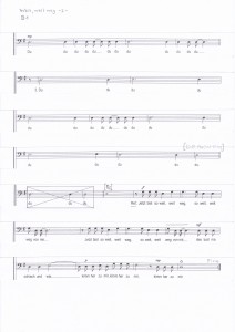 Weit, weit weg - Baß 1, S. 2 -