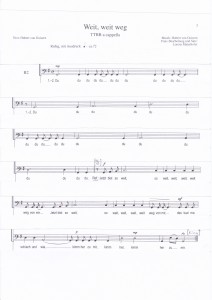 Weit, weit weg - Baß 2, S. 1 -